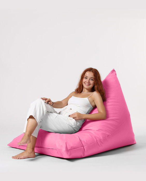 Atelier Del Sofa Pouf Grande Big Bed Rosa Exterior Impermeable Jardin 145x90x35cm